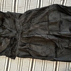 Snap Black Strapless Dress